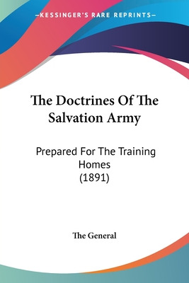 Libro The Doctrines Of The Salvation Army: Prepared For T...