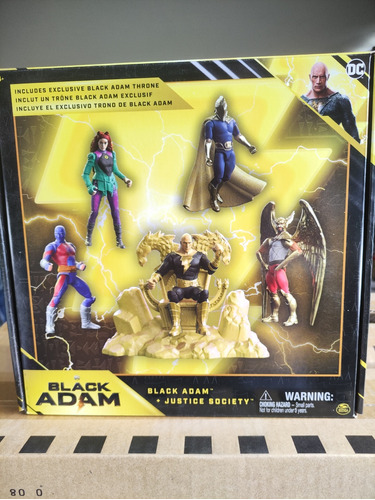 Black Adam Justice Society Set De 5 Figuras Dc