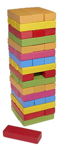 Jenga De Colores Juego Didáctico