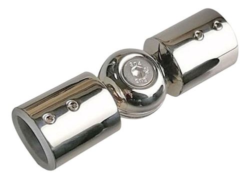 5 Conector De Esquina De Varilla Con Tornillos, 25mm Pulido