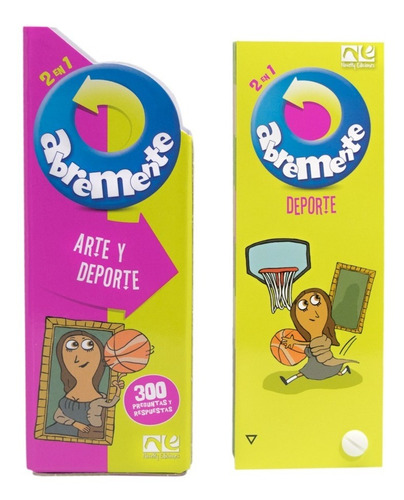 Libro Abremente Didáctico 2 En 1 Arte Y Deporte Novelty