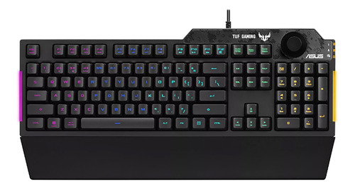 Teclado Gaming Asus Tuf K1 Usb 1000hz 5 Zonas Rgb - Sportpol