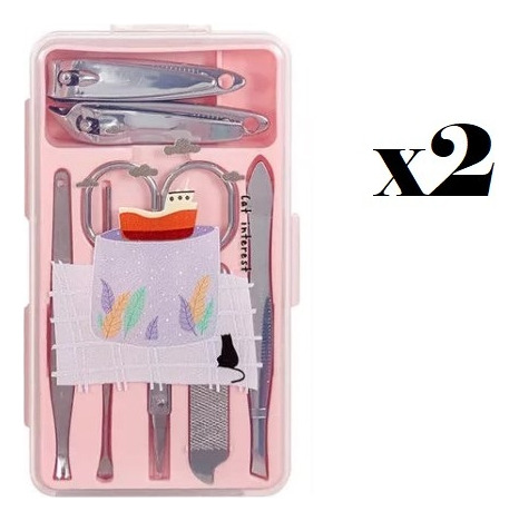 Set 7 Herramientas Para Manicure Kawaii