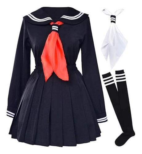 Conjunto De Uniforme Japonés Clásico Para Niñas Elibelle