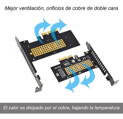 Placa Adaptador Disco Ssd M.2 Nvme Pcie 3.0 X4 X8 X16 Key M