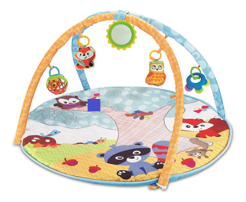 Imagem 1 de 3 de Tapete Atividades Bebê Mobile Grande 81cm 5 Brinquedos