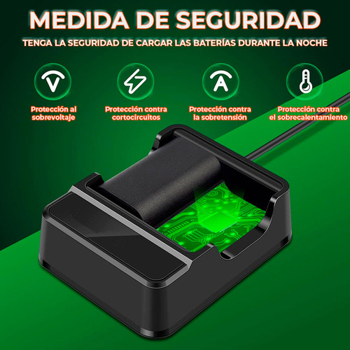 Batería Recargable Y Cargador Compatible Con Xbox Series X|s