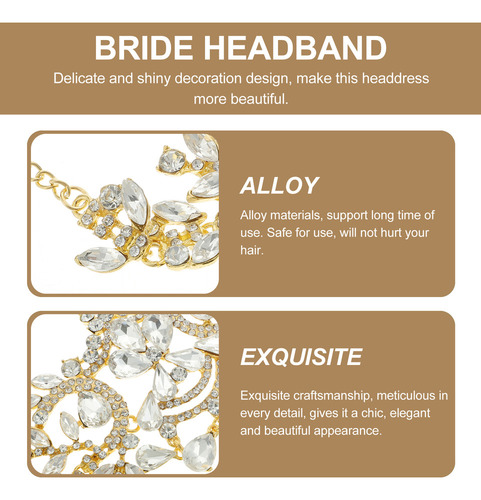 Corrente De Cabeça De Strass, Acessórios De Cabelo De Noiva,