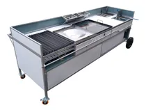 Comprar Carrito De Comida 6 En 1 Asador 2 Freidoras 2 Comales P685