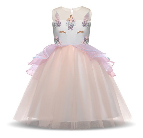 Disfraz Talla 110 Para 4t Para Niña Princesa Vestido Con