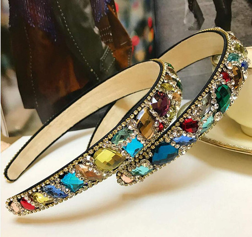 Fodattm - Diadema Con Cristales Brillantes Para Mujer, Multi