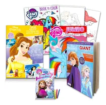 Comprar Set De Libros Para Colorear Disney My Little Pony Con Pegati