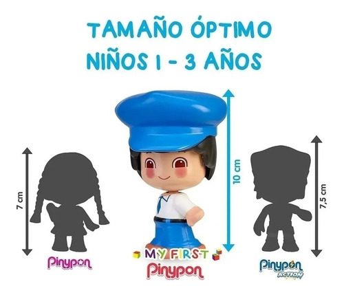 Imagen 4 de 8 de Vehiculo Auto Con Figura Baby Bebe Mi Primer Pinypon Edu