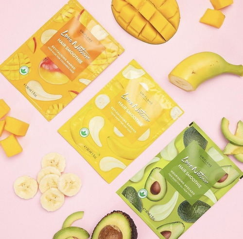 3 Mascarillas Revitalizantes Cabello Aguacate Mango Platano 