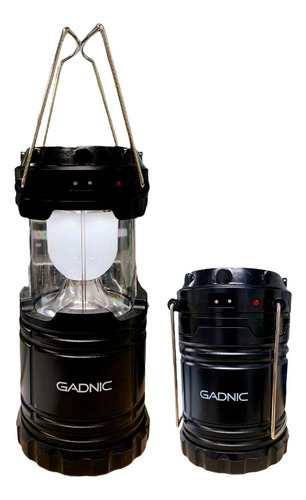 Farol Luz Led Solar Campamento Extensible Gadnic Recargable