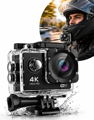 Camera De Acao Filmadora Sport 4k 16mp 170o Wifi Vantage Pro