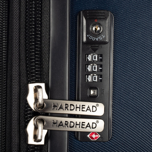 Maleta Hardhead Eco-0919 48cm De Ancho X 69cm De Alto X 29cm De Profundidad Color Negro