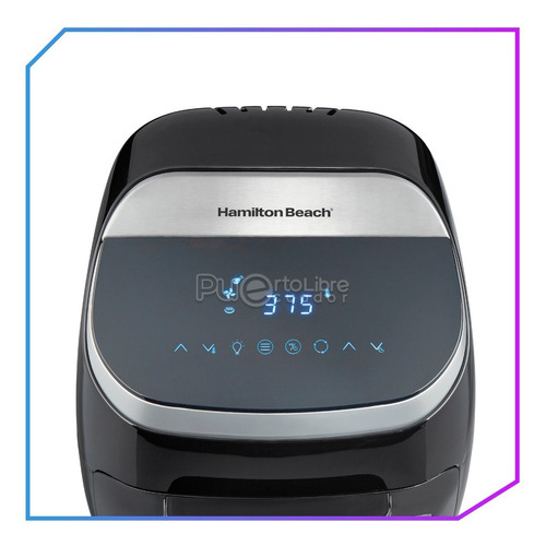 Imagen 9 de 10 de Potente Horno Freidora De Aire Hamilton Beach Digital 1700w