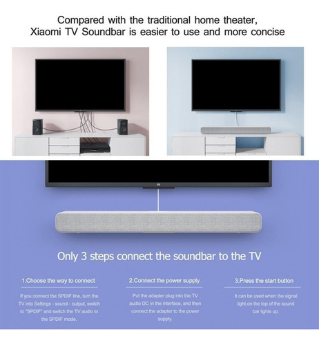 Barra De Sonido Xiaomi Home Theater Bluetooth/sd/tvaudio Msi