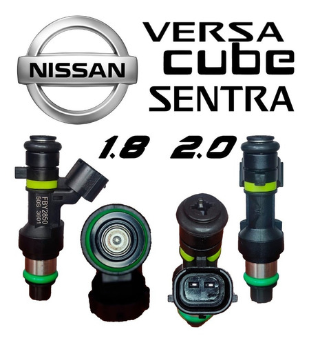 Inyector Gasolina Nissan Tiida Sentra Versa Cube 1.8 2.0