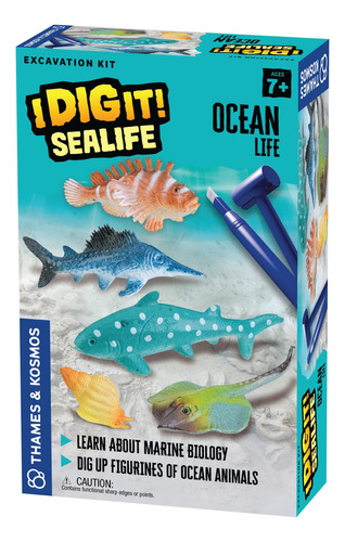 Thames & Kosmos I Dig It! Sealife - Kit De Excavación De V.