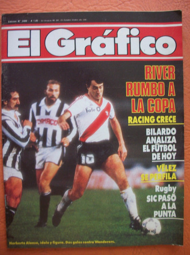 El Grafico 3489 19/8/1986 River Rumbo A La Copa Racing Crece