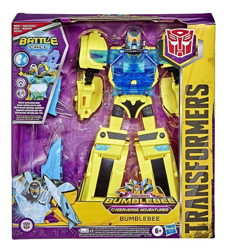 Boneco Transformers Battle Call Bumblebee Da Hasbro E8228
