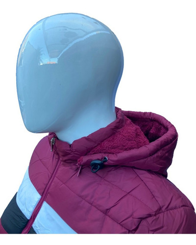 Imagem 5 de 9 de Jaqueta Feminina Bia De Inverno Frio Pelinho Com Capuz Zíper