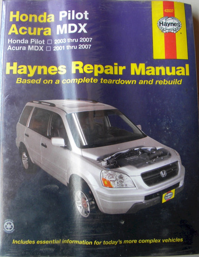 Manual Taller Honda Civic Accord Crv Odyssey Pilot Del Sol