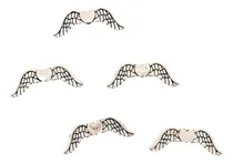 Comprar Dijes Alas Alitas Insumos Bijou X60 Unidades 2cmx0,8 Cm