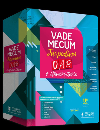 Vade Mecum Oab E Universitário, De Equipe Juspodivm. Editora Juspodivm, Capa Dura Em Português