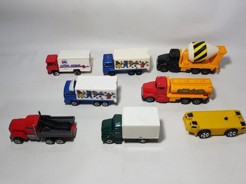 Camiones Escala Acoplado Antig Colección Lote X 8 Mag 57716
