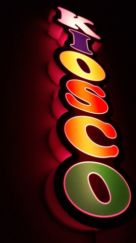Cartel Luminoso Kiosco Rgb