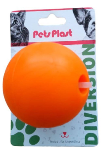 Pelota Hueca Rellenable Resistente Pets Plast Perros L