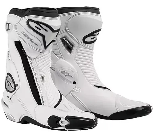 Botas Racing Para Moto Alpinestars S-mx Plus Blanco