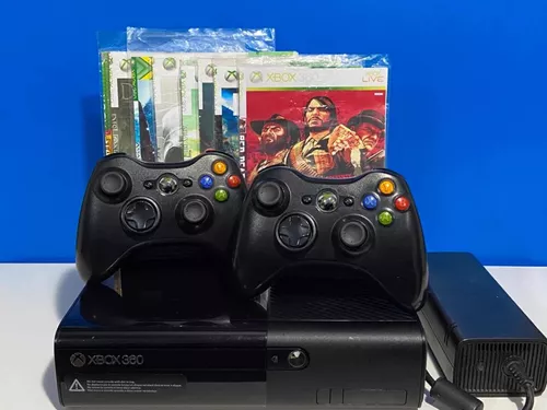 xbox 360 destravado + 2 controles  Xbox 360, Jogos de video game