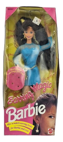 Barbie Earring Magic 1992 Morena Azul Antiga 80 90
