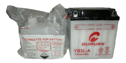 Batería Oumurs Para Moto Honda Nsr R2 (94-98) 12v/3ah 