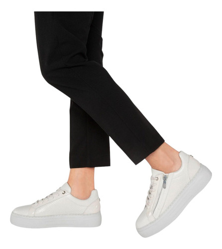 Zapatilla Mujer Napa Regina Blanco Gacel