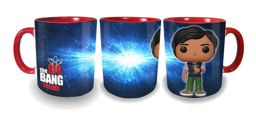 Taza Funko Rajesh Koothrappali. The Big Bang Theory.