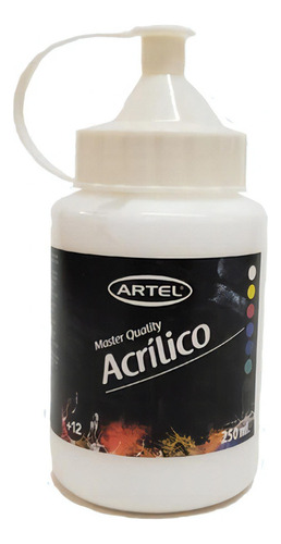 Acrílico Artel 250ml - Coleccion Completa Color Blanco titanio 112