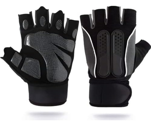 Guantes Dedo Corto Neoprene Ciclismo Gym Gimnasio Pesas