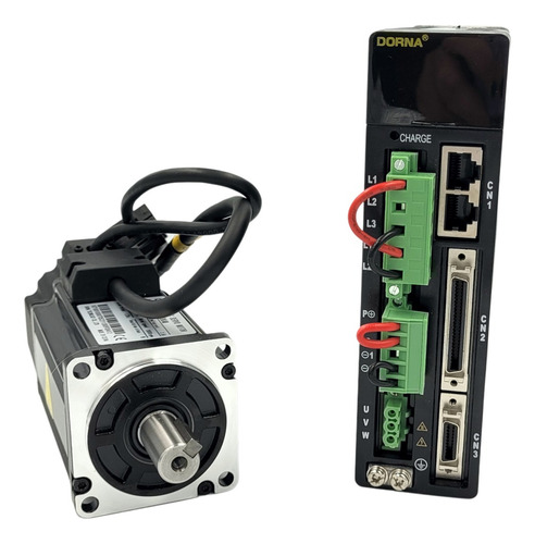Servo Motor 1,27 Nm 0,4 Kw 3000 Rpm 220v + Servo Drive