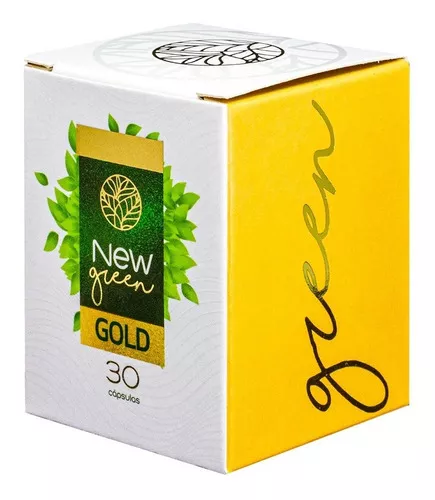 Emagrecedor New Green Gold 30 Cápsulas - Mega