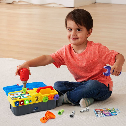 Caja De Herramientas De Perforación Vtech Y Aprende