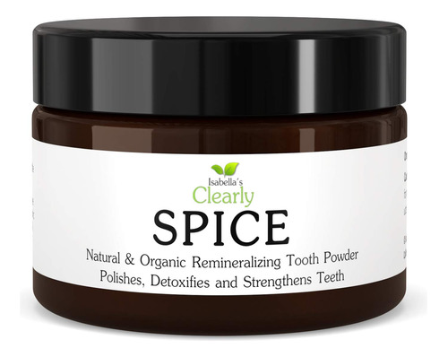 Isabella's Clearly Spice - Polvo De Dientes Remineralizante