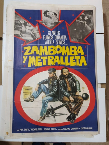 Afiche Cine Original-terence Hill Bud Spencer-1753-zambomba