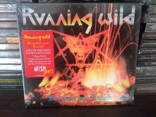 Running Wild - Branded And Exiled - Cd Expanded 2017 Uk