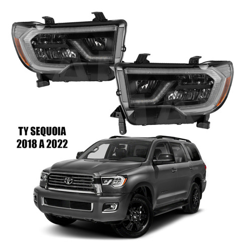 Par Faro Toyota Sequoia 2018 2019 2020 2021 2022 C/led