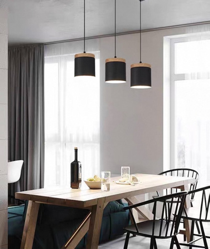 Lámpara Colgante Estilo Moderna Con 3piezas